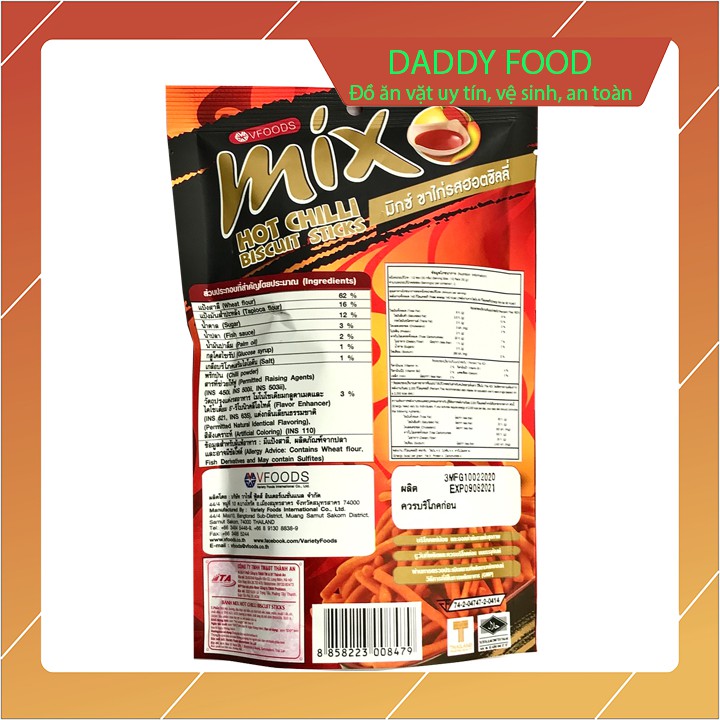 Bim Bim que MIX thái lan 18k/1 gói vị cay vừa phải hàng nhập khẩu chính gốc
