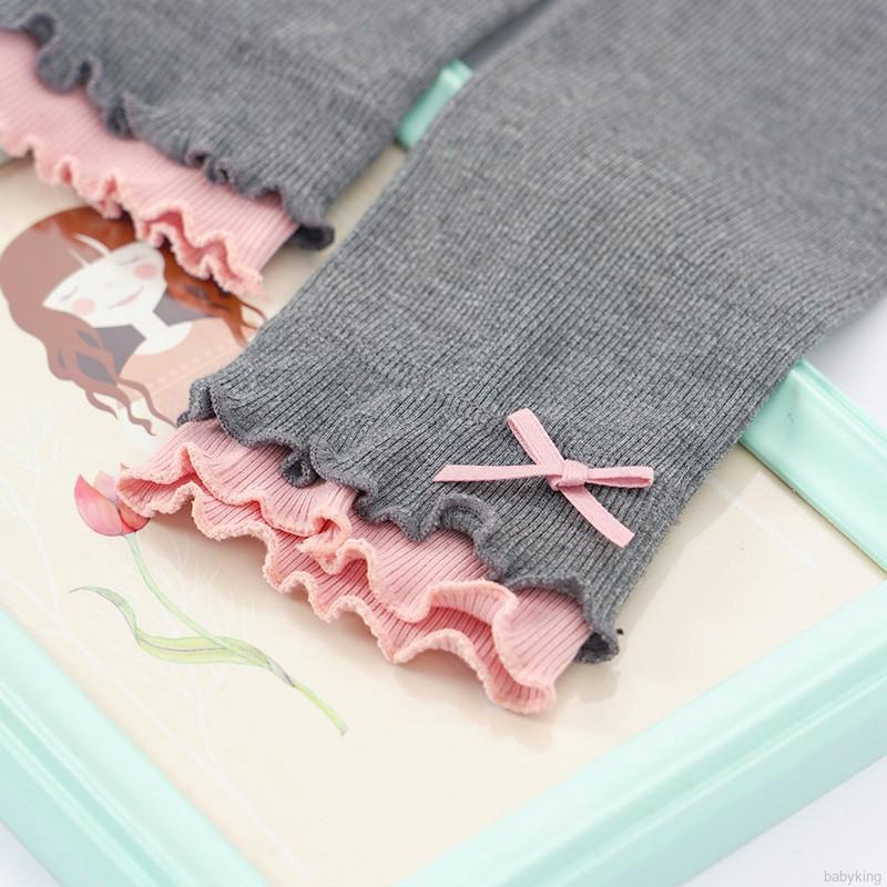 Quần thun bó dài 2 lớp màu xám/trắng/đen size M-XXL cho các bé gái | BigBuy360 - bigbuy360.vn