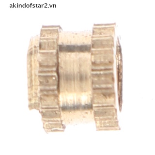 [akin] 100pcs M3 nut Injection Molding Brass Knurled Thread Inserts Nuts [akin]