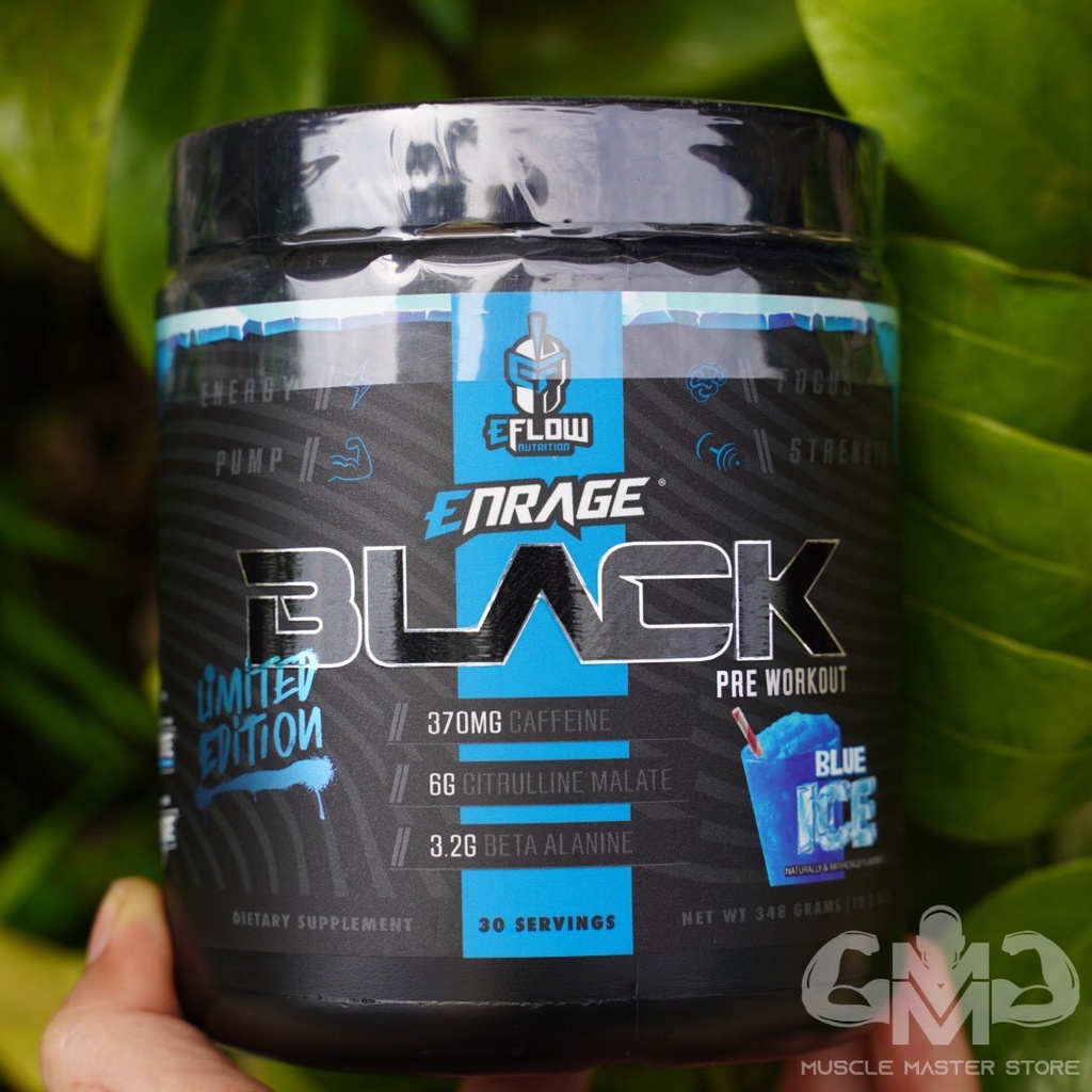 Pre Workout Tăng Sức Mạnh Và Thể Lực EFLOW ENRAGE BLACK 30 Lần Dùng
