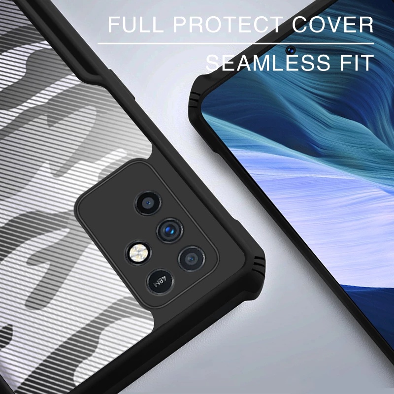 [Hàng Mới Về] Ốp Điện Thoại TPU Mềm Trong Suốt Họa Tiết Rằn Ri Cho Infinix Note 8 Note 10 Note 10 Pro Hot 10S Hot 10T