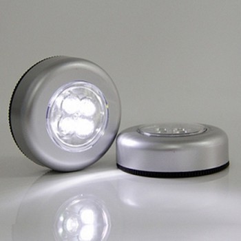 Combo 10 Đèn led siêu sáng dán tường 4 bóng sáng 1000h không hại mắt (tặng lấy ráy tai)