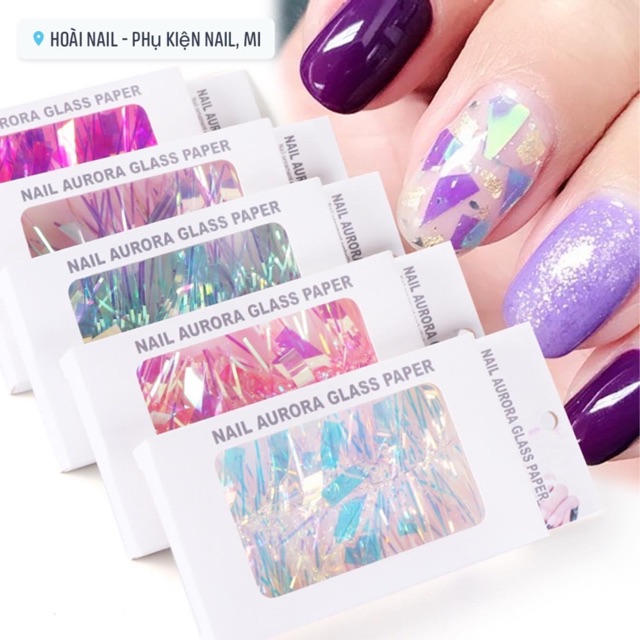 Giấy sequin ẩn - phụ kiện nail