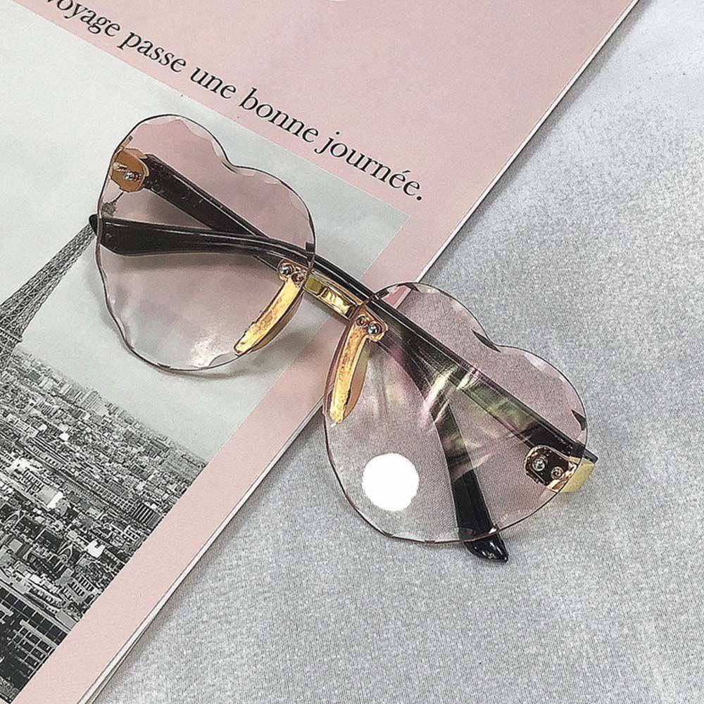 LILYES Kính Mát Hình Trái Tim Thời Trang Vintage Chống Tia UV