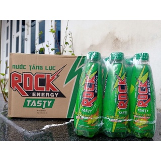 Nước tăng lực Rock Energy Tasty vị xoài xanh muối ớt - Thùng 24 chai