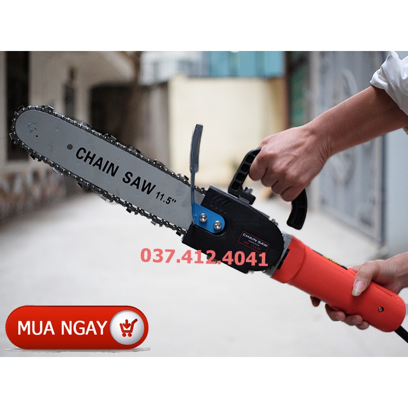 [COMBO] Máy mài góc MAKITA 9556 + Lưỡi cưa xích - Biến máy mài thành máy cưa siêu rẻ - Siêu thuân tiện - Xẻ gỗ