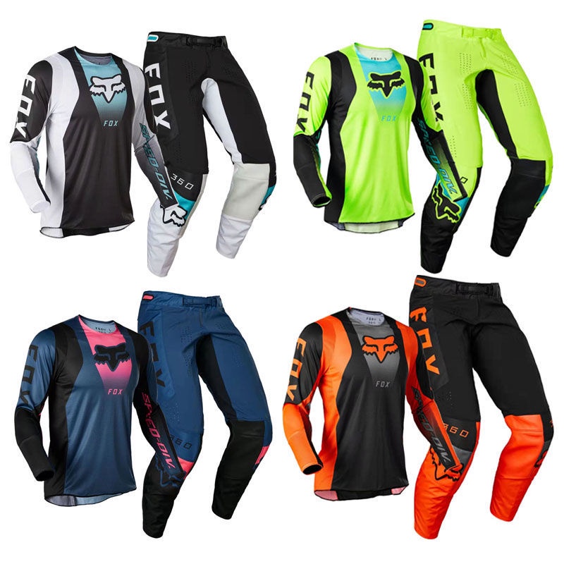Bộ Quần Áo Đua Xe Mô Tô FOX Motocross 180 360 Cao Cấp Cho Nam