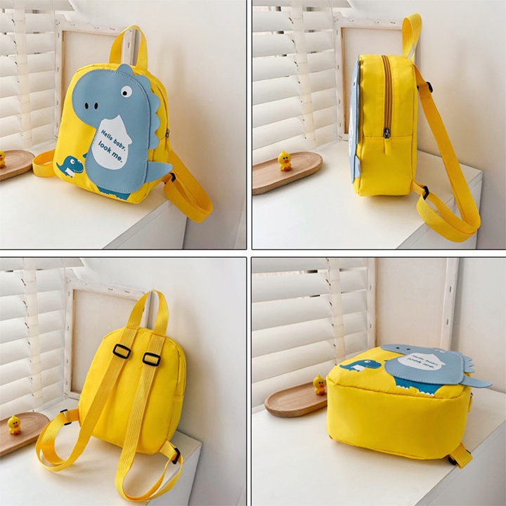 Balo hình khủng long cho bé trai, bé gái đi học mẫu giáo size 24cm BALO-551