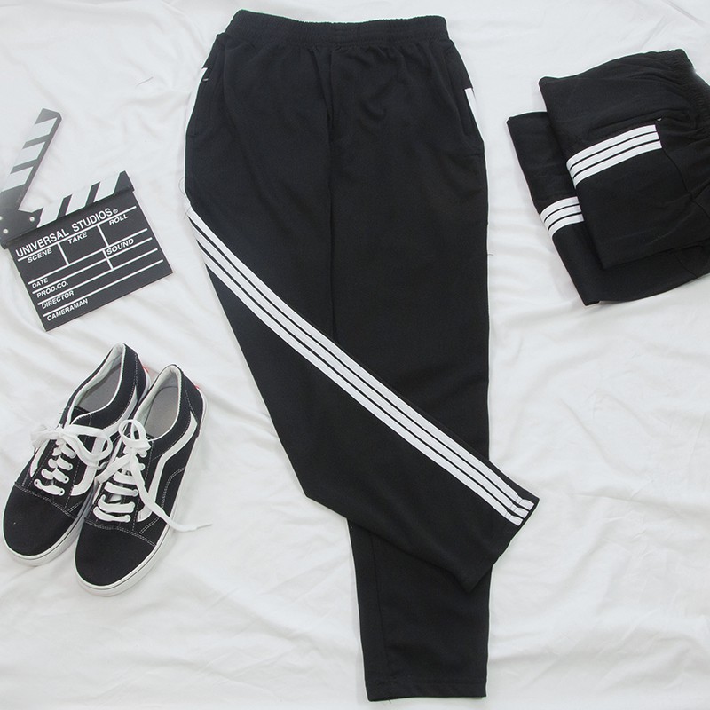 Quần Thun Thể Thao Nam 3 Sọc Quần Nam Thu Đông Co Giãn Ống Suông AVITI QT42 | BigBuy360 - bigbuy360.vn