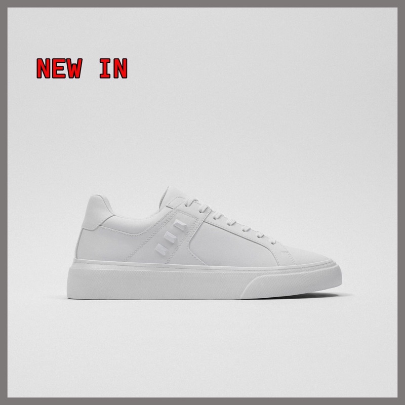 Giày thể thao full trắng ZRa