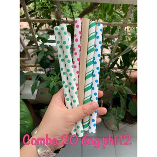 20ỐNG HÚT GIẤY PHI 12- ỐNG HÚT GIẤY THÂN THIỆN VÀ BẢO VỆ MÔI TRƯỜNG