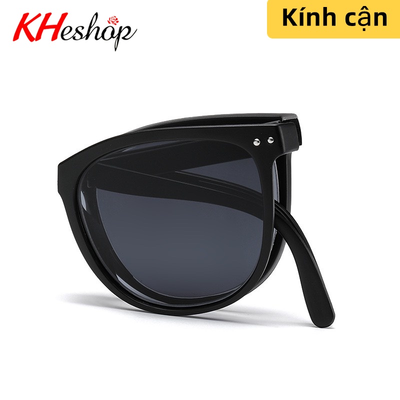 Kính Râm có độ Cận Gấp gọn tiện lợi dành cho Nam nữ, chống nắng bảo vệ đôi mắt của bạn mã Y1102(có bán lẻ Túi đựng kính)