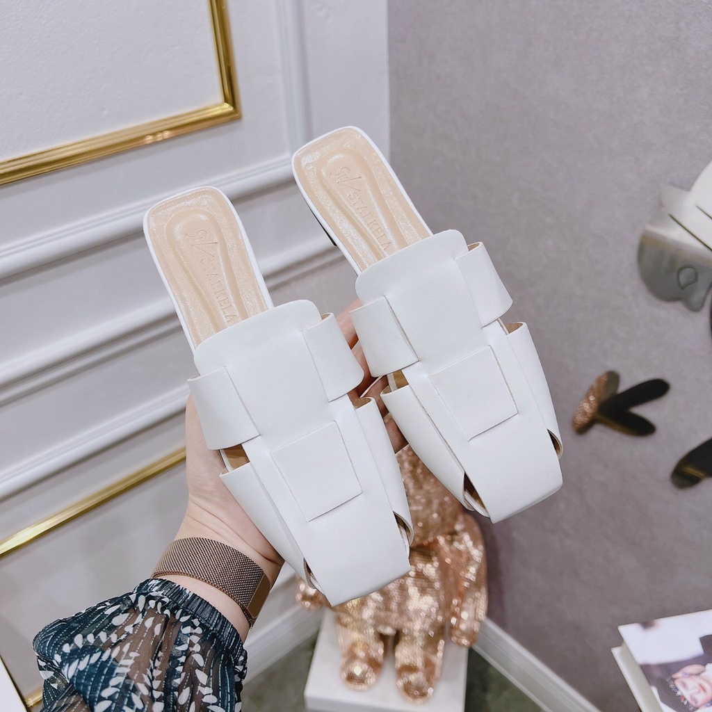 Hàng sẵn Sục đan - sục mũi vuông đế bệt cực xinh