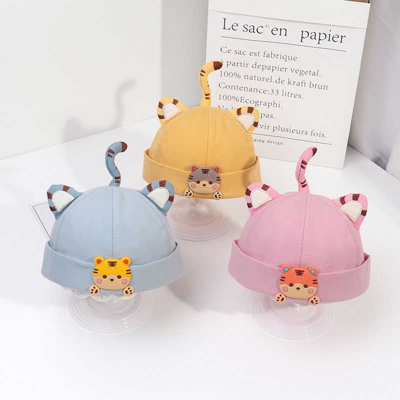 Mũ Cotton Tai Hổ Dễ Thương Cho Bé