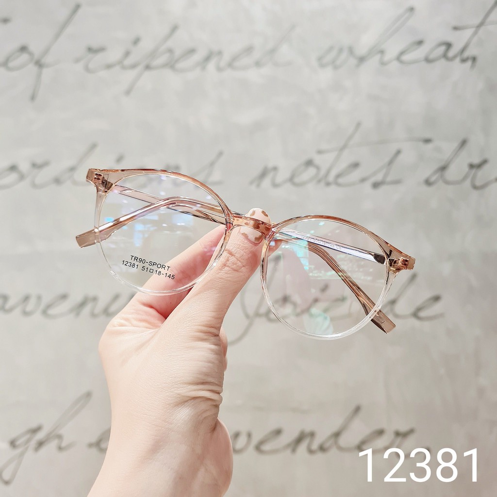 Gọng kính cận nam nữ Lilyeyewear kim loại mắt tròn thời trang nhiều màu 12381 | BigBuy360 - bigbuy360.vn