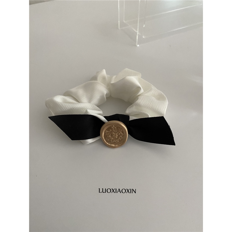 Dây cột tóc co giãn đính nơ phong cách Hàn Quốc ngọt ngào cho nữ