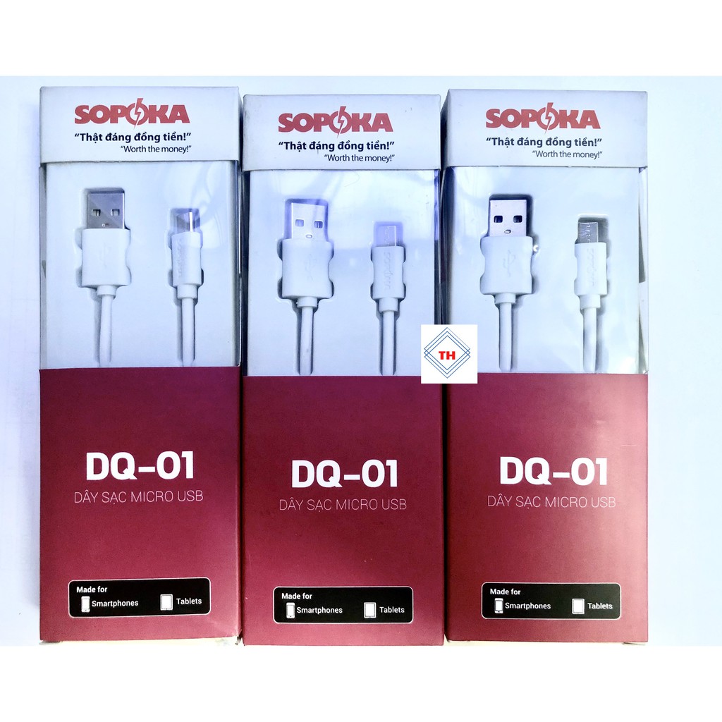 Dây sạc Micro USB SOPOKA, DQ - 01