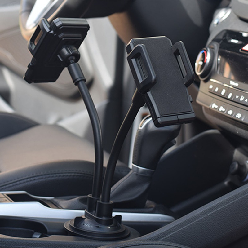 Giá Đỡ Điện Thoại Di Động Xoay 360 Độ Gắn Xe Hơi Tiện Dụng° Giá Đỡ Cốc Hai Lớp Có Thể Điều Chỉnh Chiều Cao Tiện Dụng