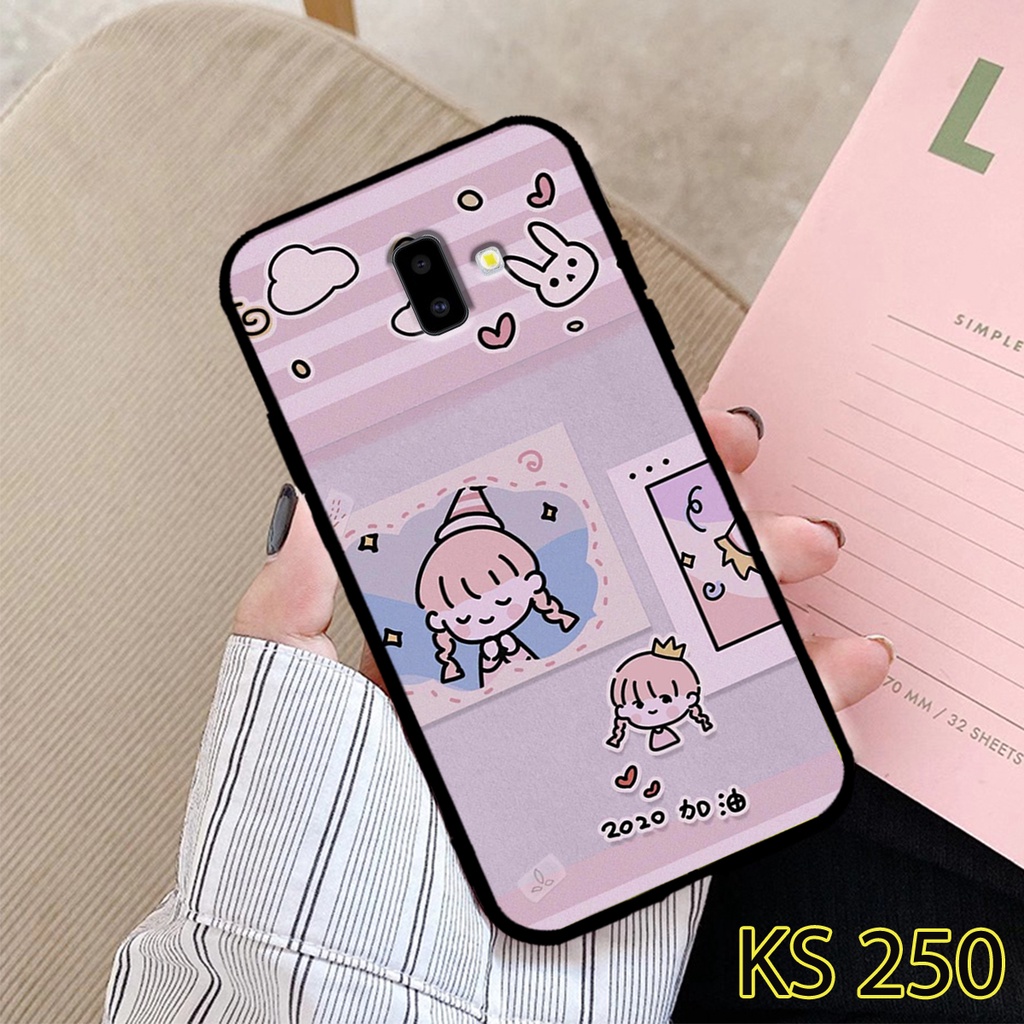 Ốp lưng Samsung J4/J4 Plus/J4 Core in hình Little Girl siêu đáng yêu, dễ thương_KINGSTORE.HN_Ốp SS