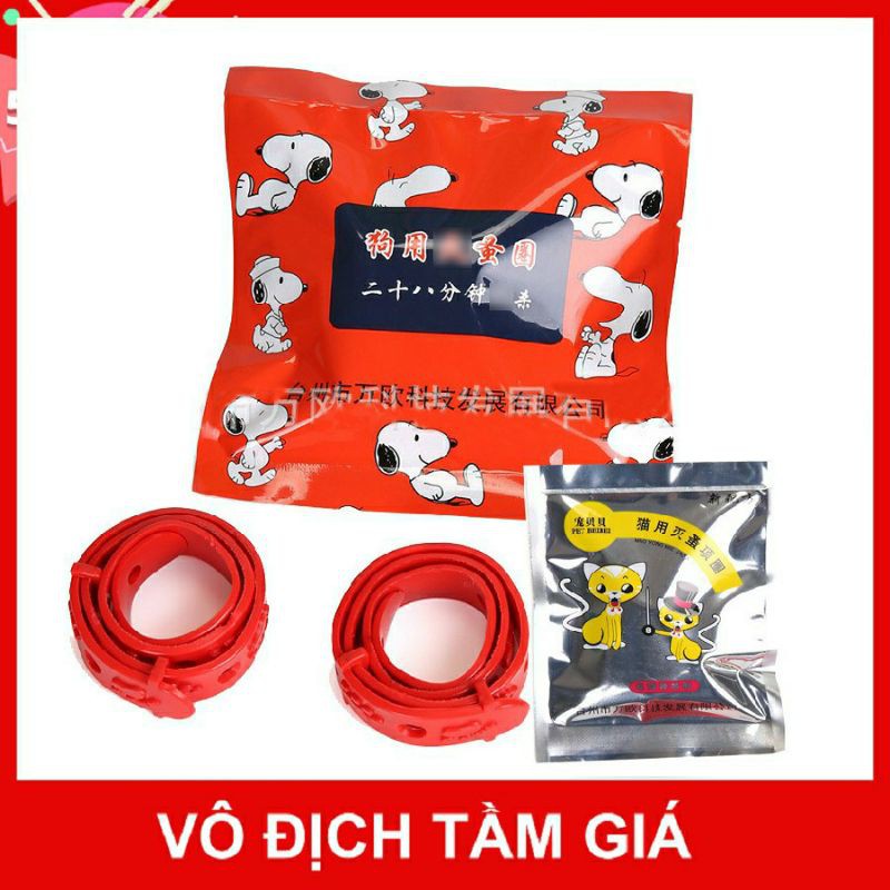 Vòng cổ trị ve rận chó mèo - hàng cao cấp