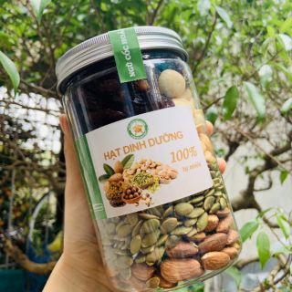 HẠT MIX DINH DƯỠNG - Sản phẩm là sự kết hợp các hạt tốt nhất từ thiên nhiên: Mác ca, hạnh nhân, điều, bí, nho đã sấychín