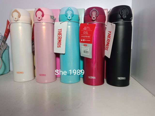 (CÓ TẶNG KÈM TÚI VẢI) BÌNH GIỮ NHIỆT CAO CẤP THERMOS 500ml JNL-502 made in Malaysia