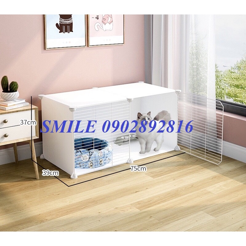 [TẶNG VÒNG CỔ] COMBO CHUỒNG, LỒNG LƯỚI THÉP DÀNH CHO CHÓ MÈO THÚ CƯNG DƯỚI 5KG ĐA NĂNG