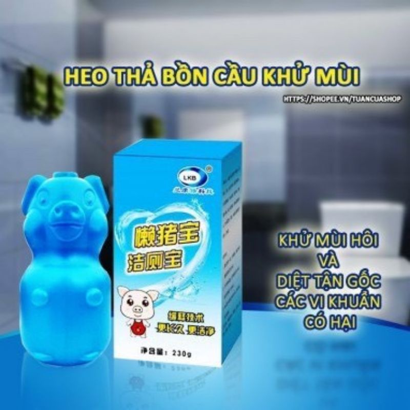 Heo thả bồn cầu khử mùi, diệt khuẩn siêu tiết kiệm