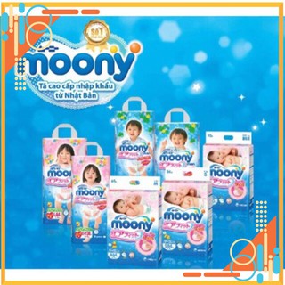 Bỉm Tã Dán/Tã Quần Moony Trẻ Sơ Sinh nội địa chính hãng NewBorn 90 miếng 1 bịch Bỉm Mẹ Bắp Online