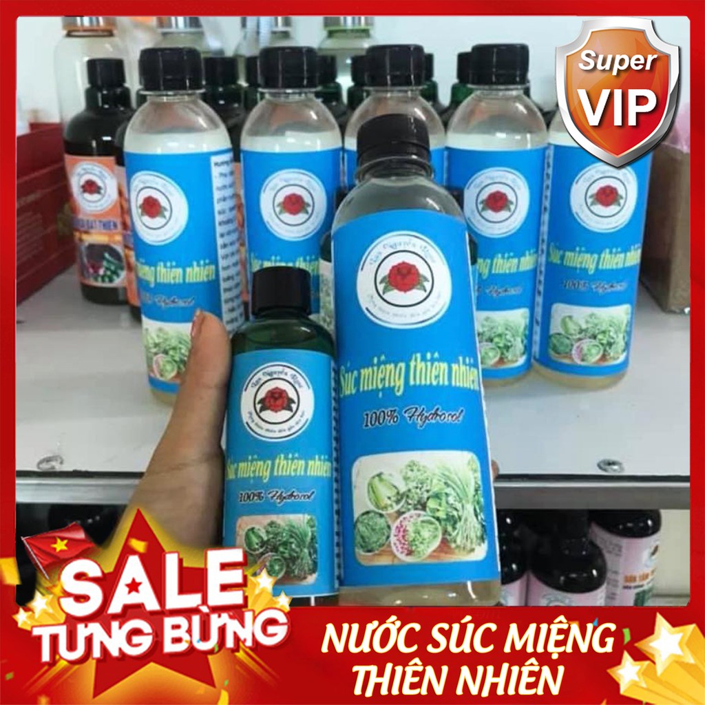 Súc miệng thảo mộc 🔥GIÁ TỐT NHẤT🔥 nước súc miệng thiên nhiên an toàn cho sức khỏe