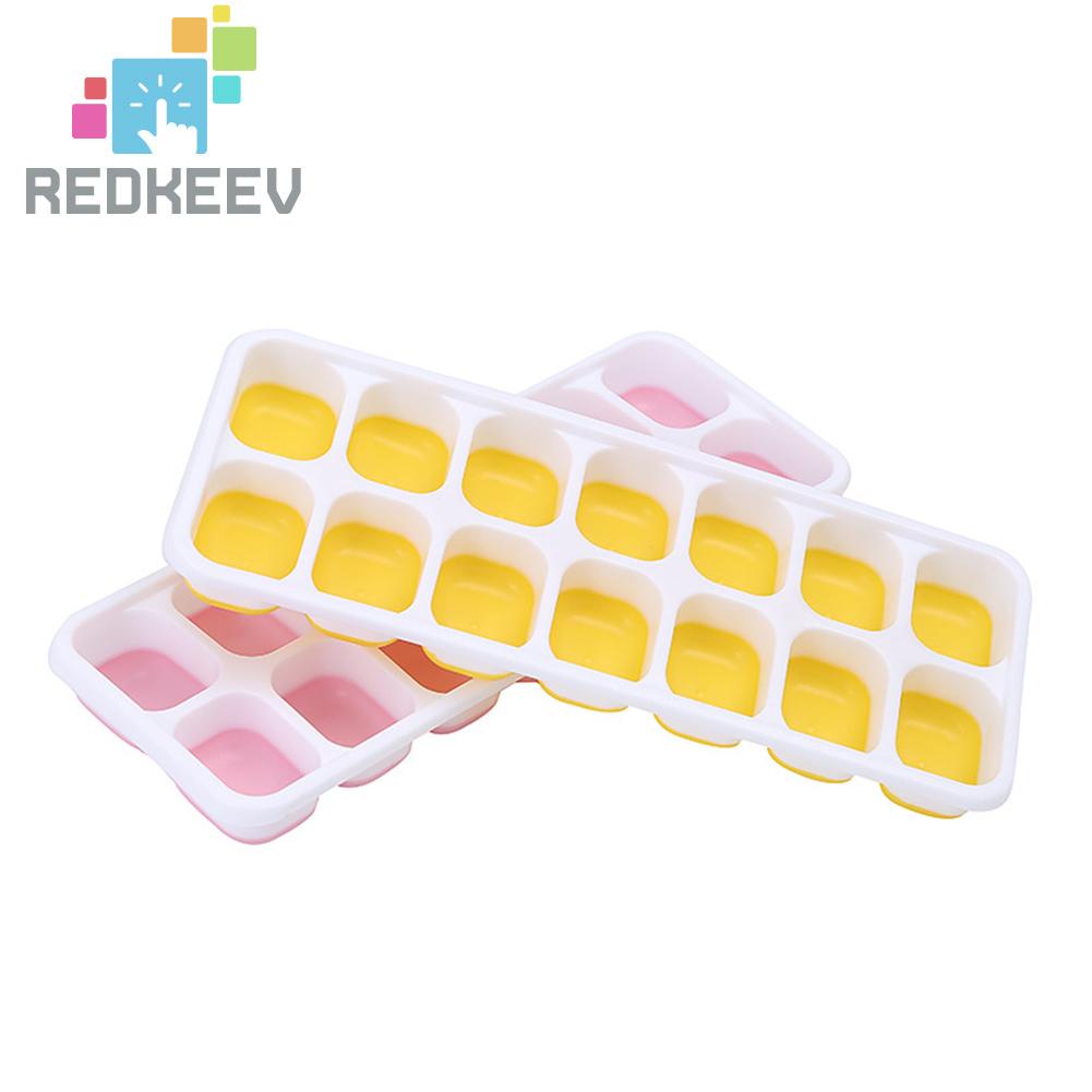 Khuôn Silicone Làm Đá 14 Ô Tiện Dụng