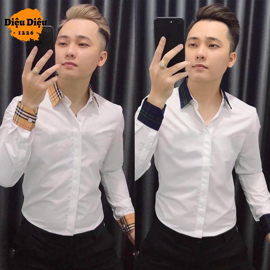 SƠ MI NAM ÁO SƠ MI NAM MIX BBR CAO CẤP kèm ảnh thật - Diệu Diệu 1226