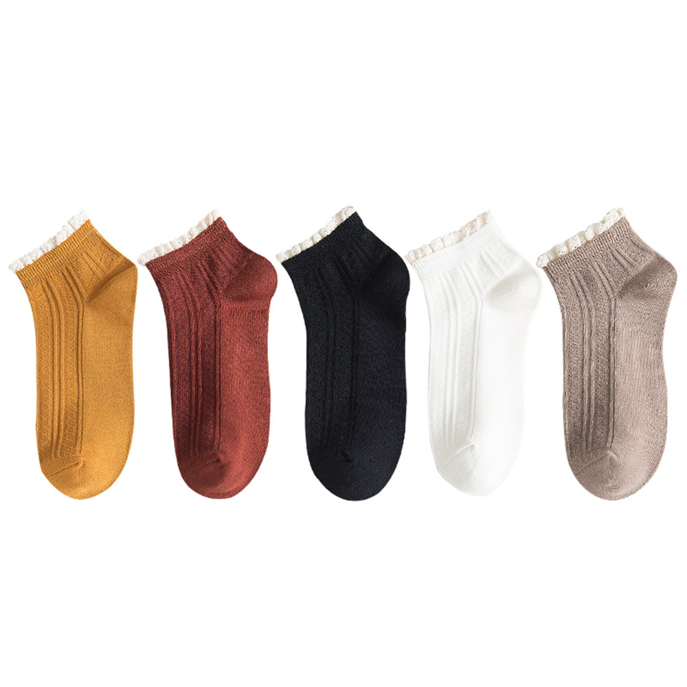 Tất Ngắn Phối Ren Đáng Yêu Cho Nữ