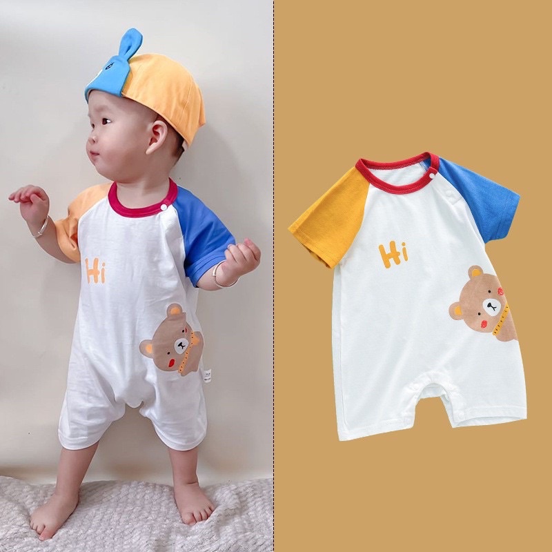 Body Đùi Hè Cotton Mỏng Mát Hàng Quảng Châu Cao Cấp Cho Bé Trai Bé Gái