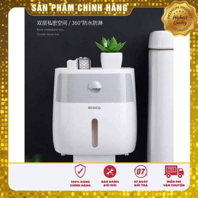 HỘP GIẤY VỆ SINH ECOCO ⚡️ 𝐅𝐑𝐄𝐄 𝐒𝐇𝐈𝐏 ⚡️HỘP ĐỰNG GIẤY VỆ SINH ECOCO 2  TẦNG