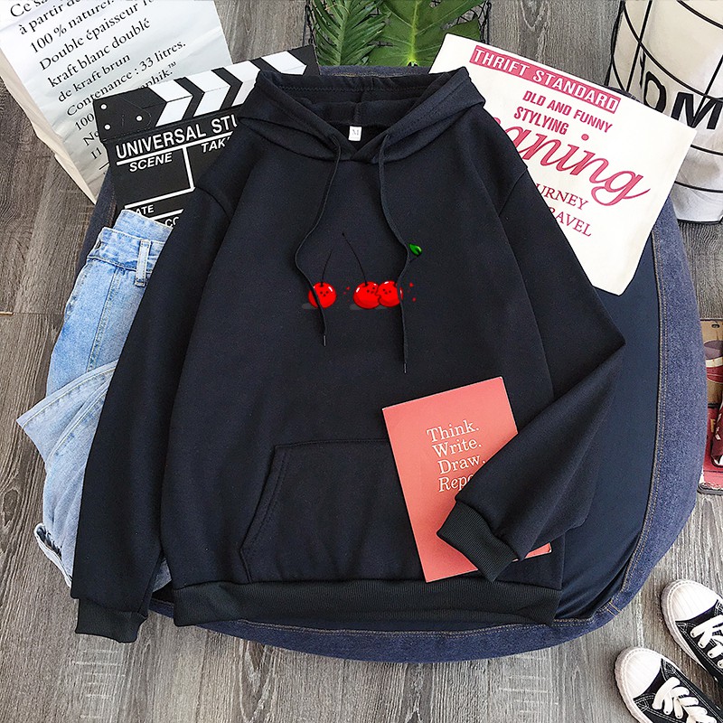 KAWASAKI Mới Áo Hoodie In Hình Quả Cherry Thời Trang Hip Hop | BigBuy360 - bigbuy360.vn