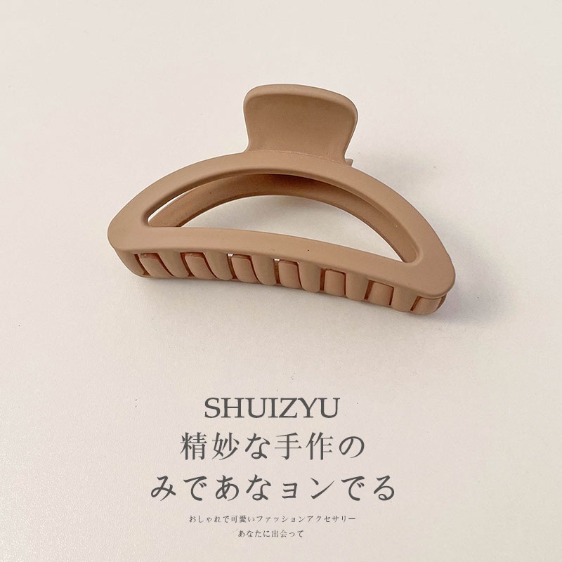 Kẹp Tóc Màu Nâu Kiểu Dáng Cổ Điển