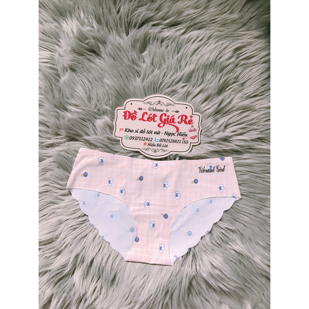 Combo 3 quần su viền sóng vibrant gril họa tiết xinh xắn - INBOX SHOP LỰA MẪU