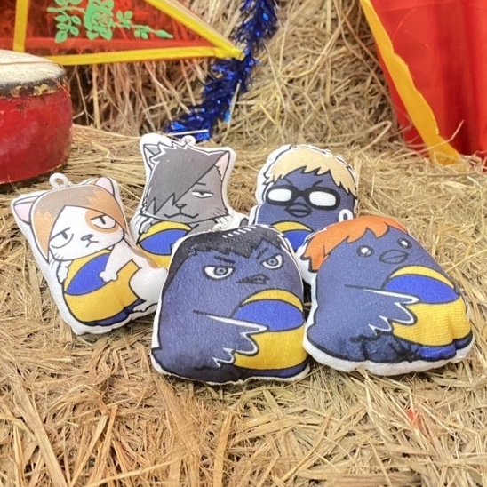 HAIKYUU !!Móc Khoá Nhồi Bông Anime - Vua Bóng Chuyền Cute
