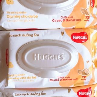 Khăn ướt Huggies hộp 72 miếng