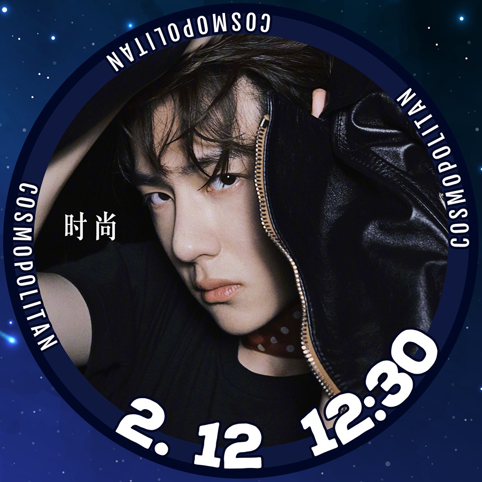 10 Bảng dán Sticker Chibi Vương Nhất Bác