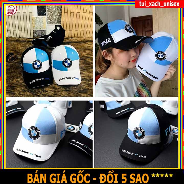 ❤️ GIÁ SỈ ❤️ Nón Kết BMW F1 Thời Trang - MŨ LƯỠI TRAI TEM XE NHẬP KHẨU NAM NỮ GIÁ RẺ