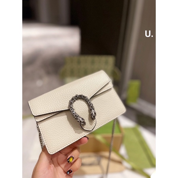 Túi xách Gúcci đầu rồng sz 16,5 chất da thật