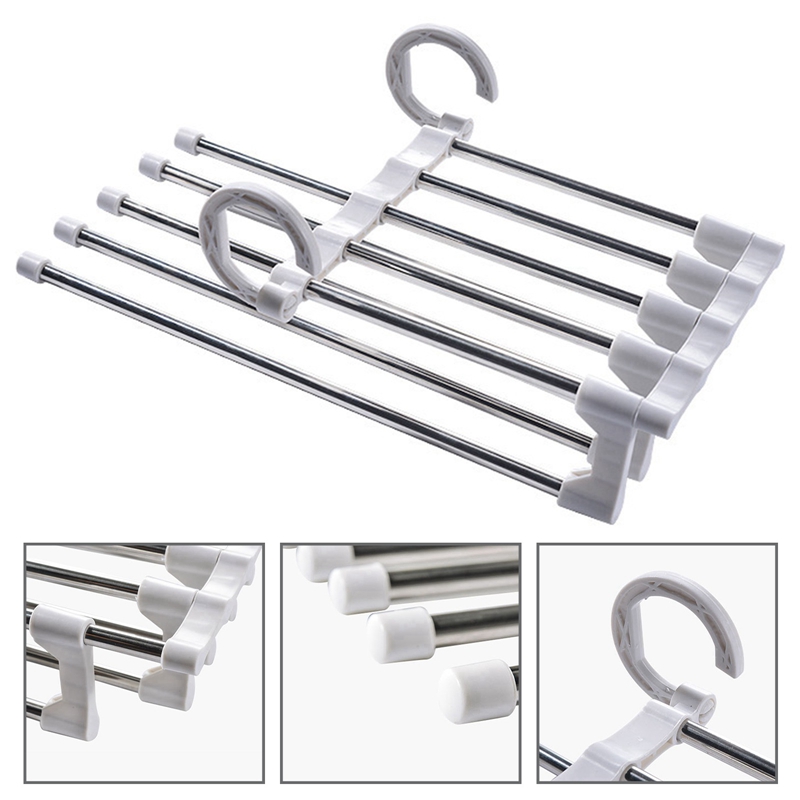 Móc treo quần áo đa năng có thể gấp gọn tiết kiệm không gian tiện dụng