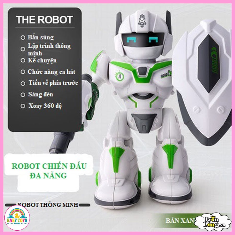 Đồ Chơi Robot Chiến Đấu Thông Minh, Xoay 360 Độ (Hàng Siêu Cấp)