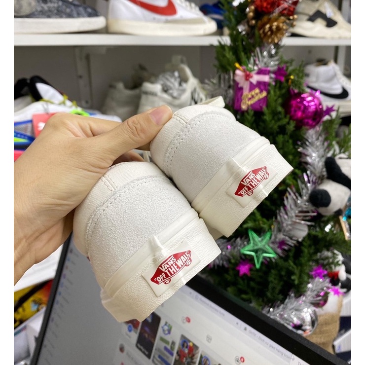 [Chính hãng authentic]Giày vans style 36 màu marshmallow red cổ điển