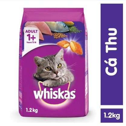 Thức Ăn Cho Mèo Whiskas Túi 1.2 Kg ĐƯỢC CHỌN VỊ