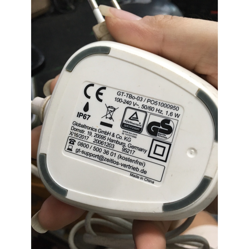 CHÍNH HÃNG QUA SỬ DỤNG  ĐẾ ĐỐC Sạc bàn chải điện ĐỨC Oszillierende GT-Tbo-03 Reinigungsmodi