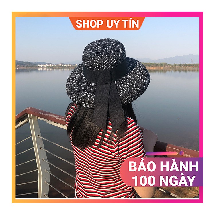 Mũ Đi Biển - Nón Cói Rộng Vành Vintage Cao Cấp Nữ Đẹp