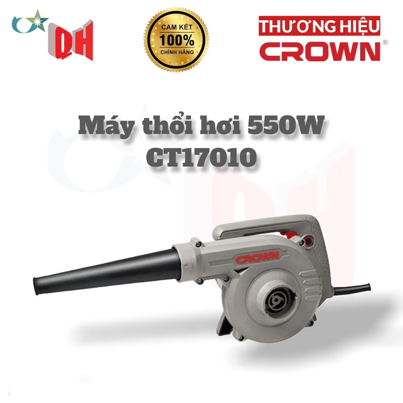 Máy Khò, Thổi Hơi, Thổi Bụi Crown CT17010 - 550W - HÀNG CHÍNH HÃNG